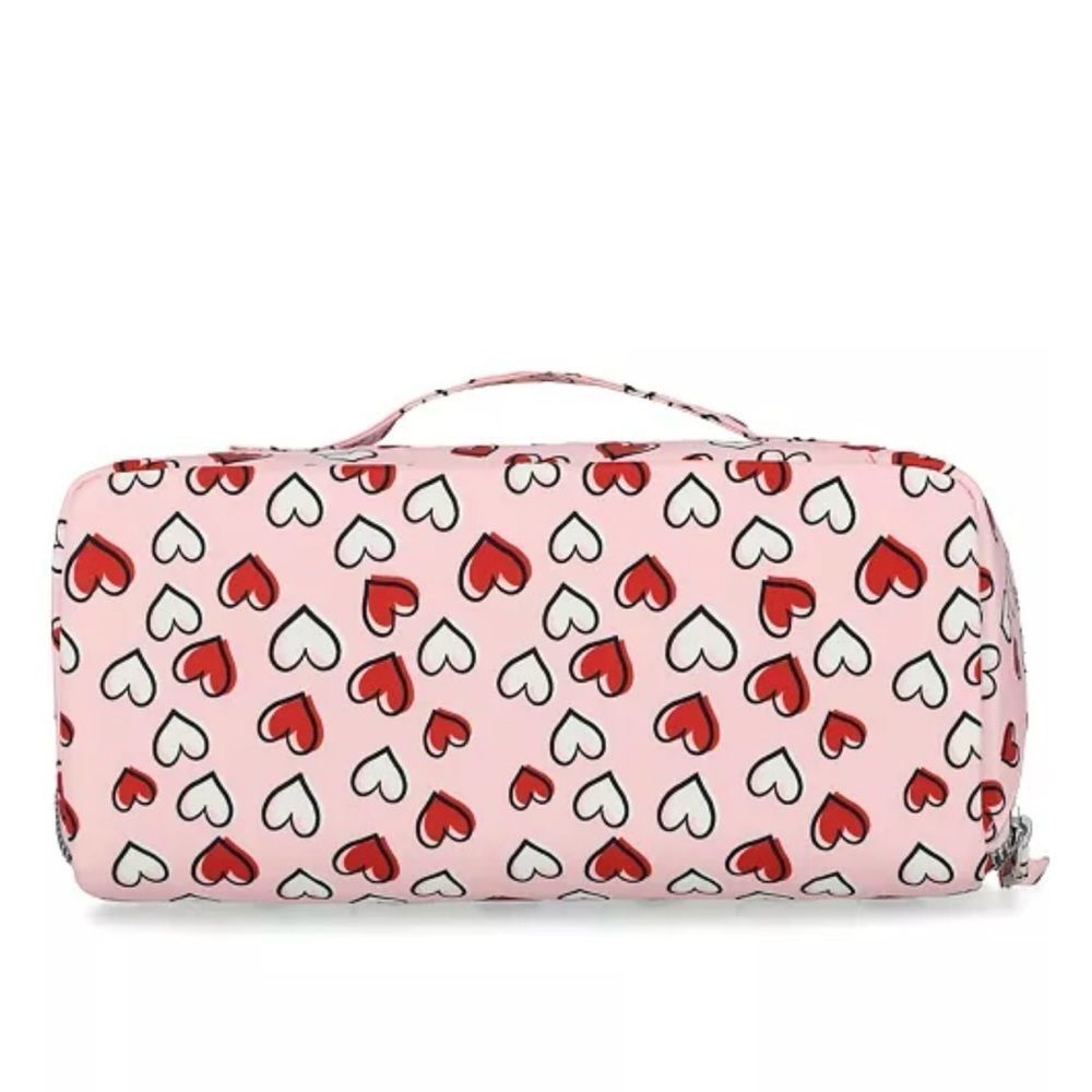 NWT ~Stella & Max Pink Heart Makeup Bag